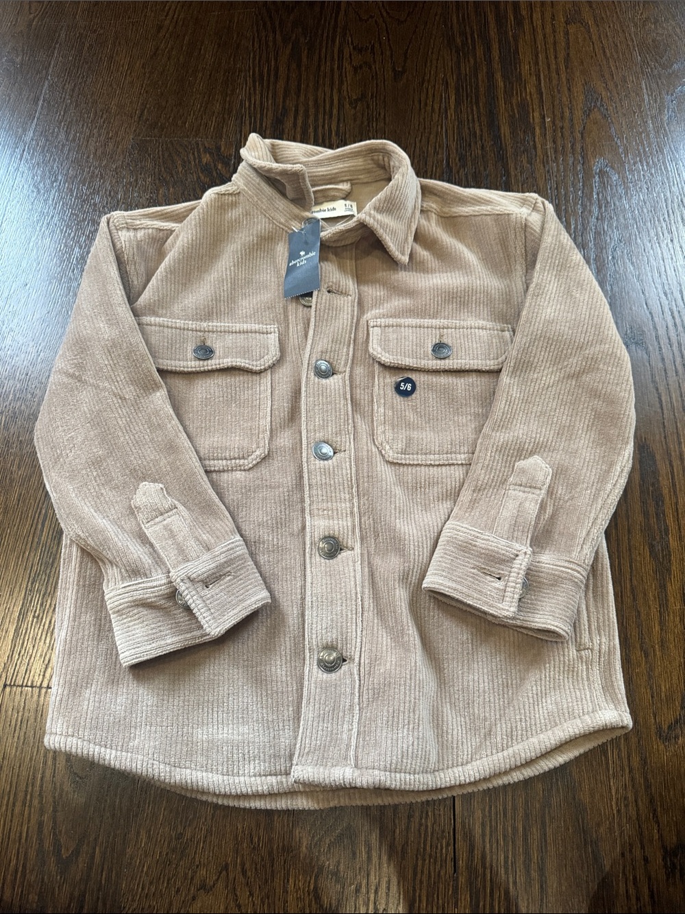 Abercrombie and fitch Kids Corduroy Button-Up Jacket - Taupe